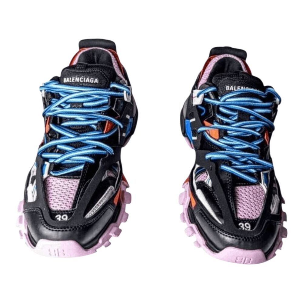 BALENCIAGA Track Trainers 'Black Orange' Size W9/M7 - Picture 4 of 16